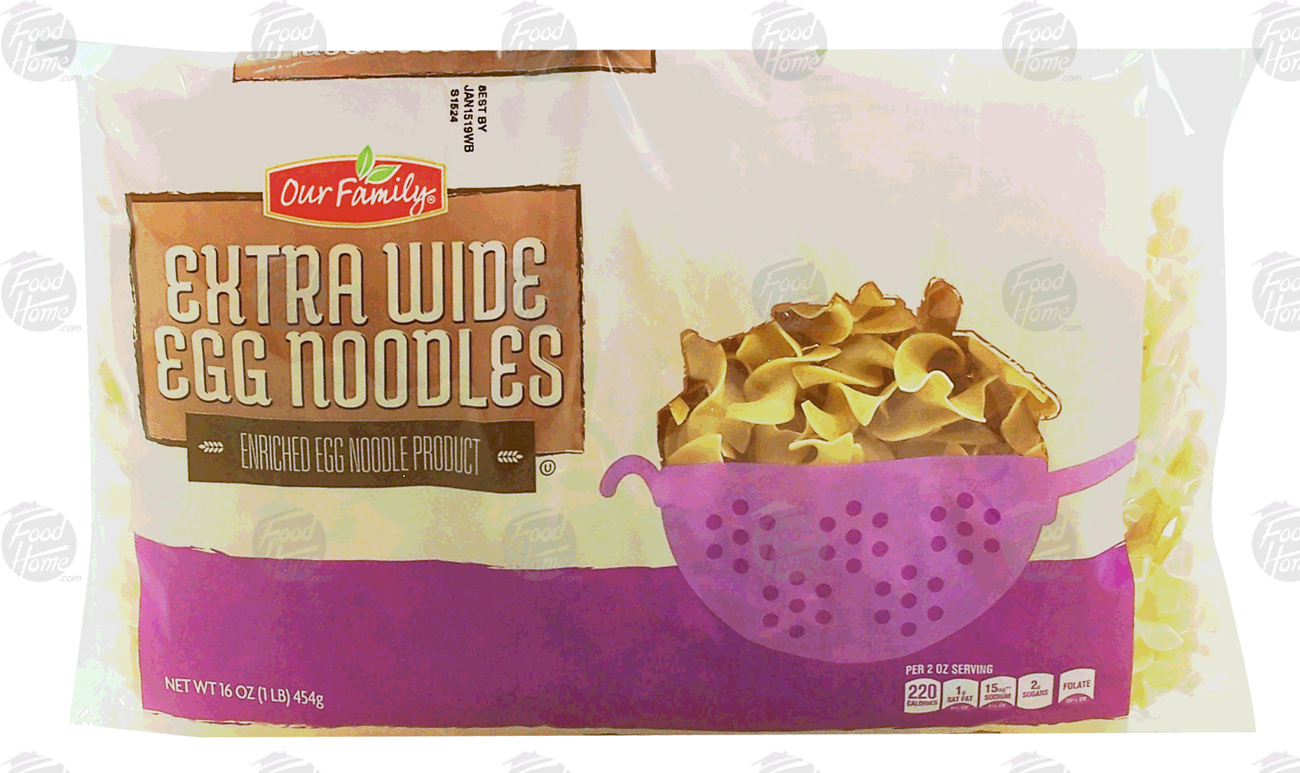 Our Family  extra wide egg noodles Full-Size Picture